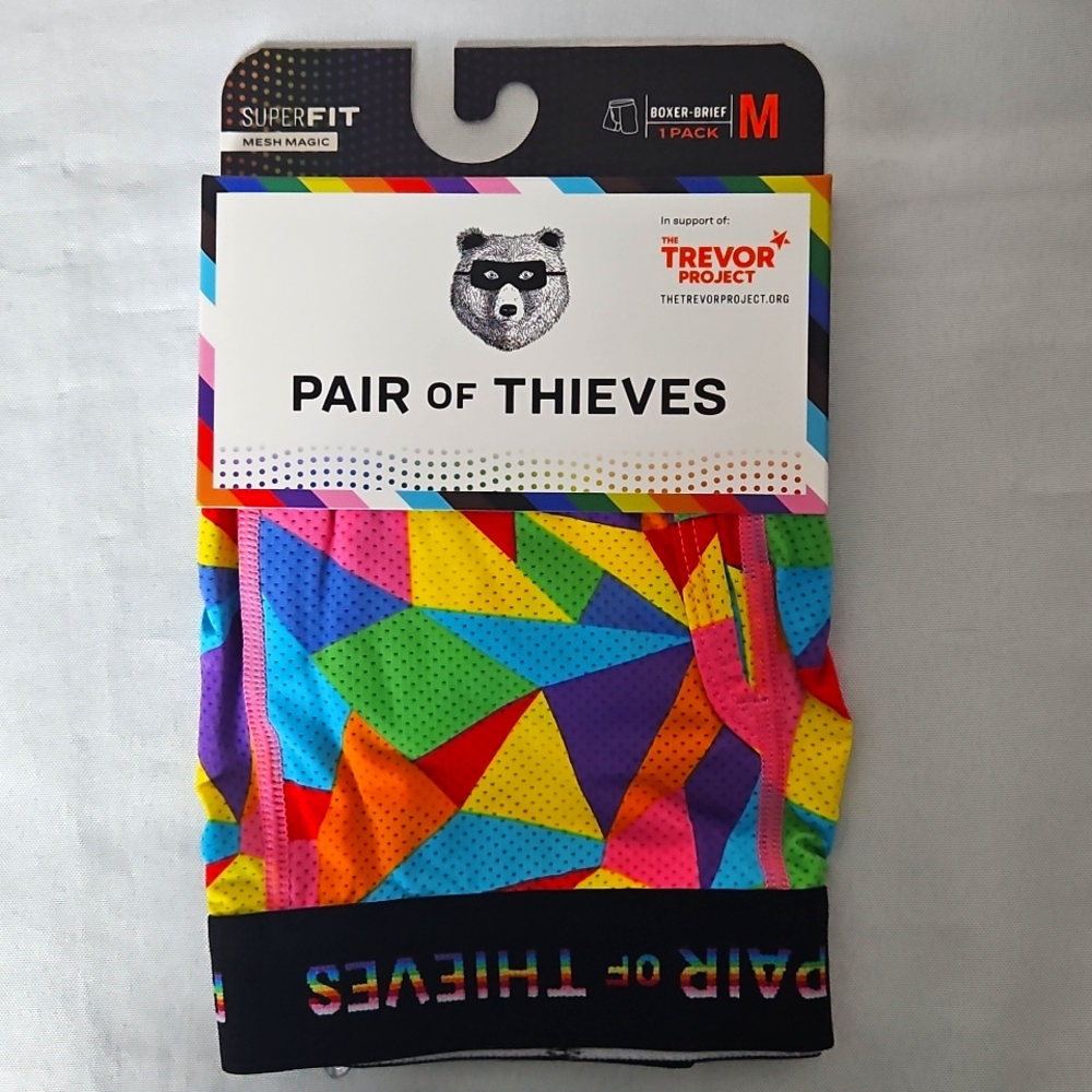 Pair Of Thieves Men's Underwear Medium Rainbow
